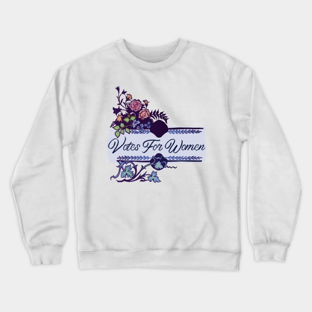 Votes For Women Crewneck Sweatshirt by FabulouslyFeminist